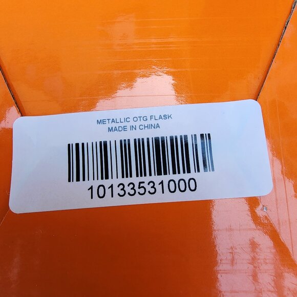 Tupperware Metallic OTG Travel Insulated Thermal Gold Flask Tumbler 14oz NIB - Picture 9 of 9